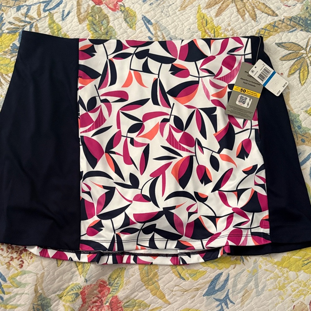 Floral Print Gold skirt by PGA Tour